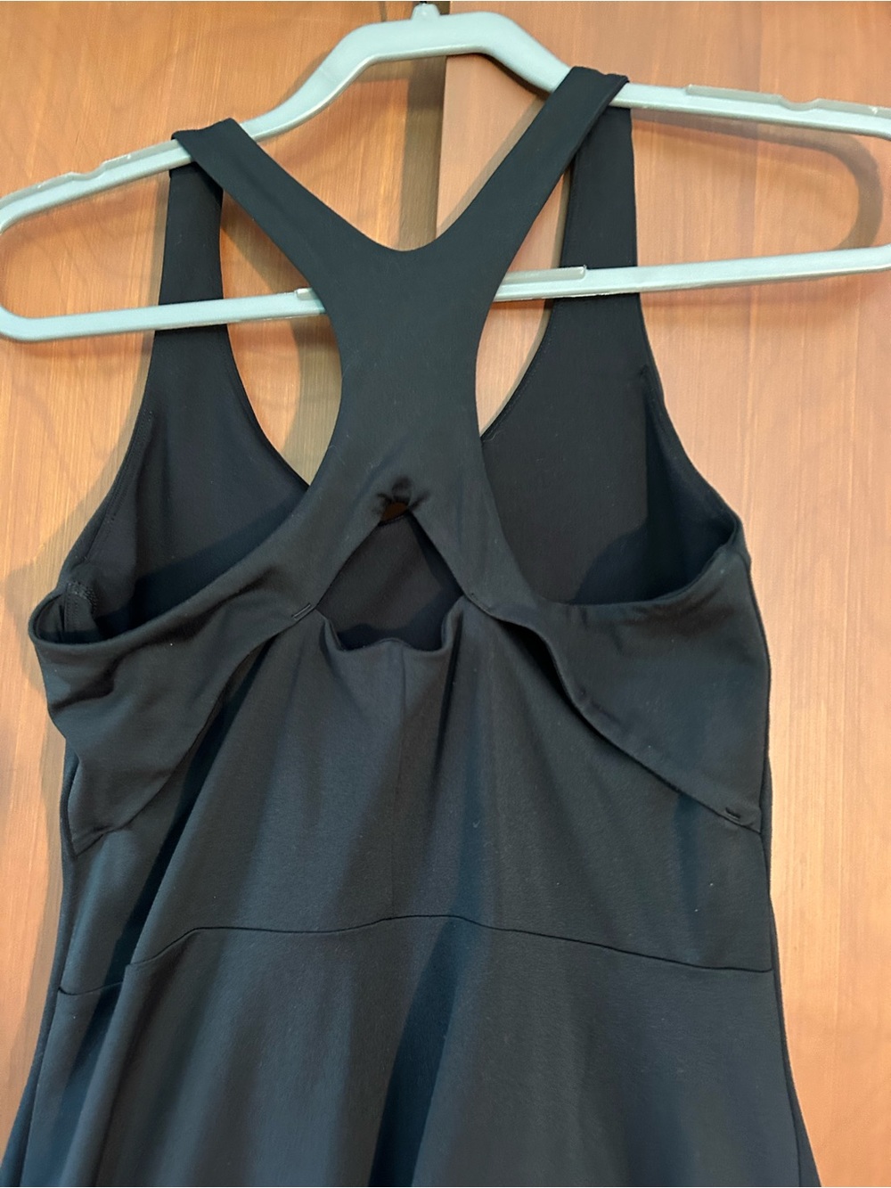 girlfriend collective black skorts romper - Picture 4 of 6